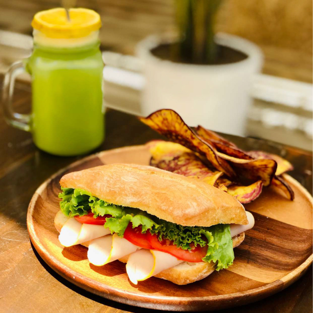Ciabatta jamón del país